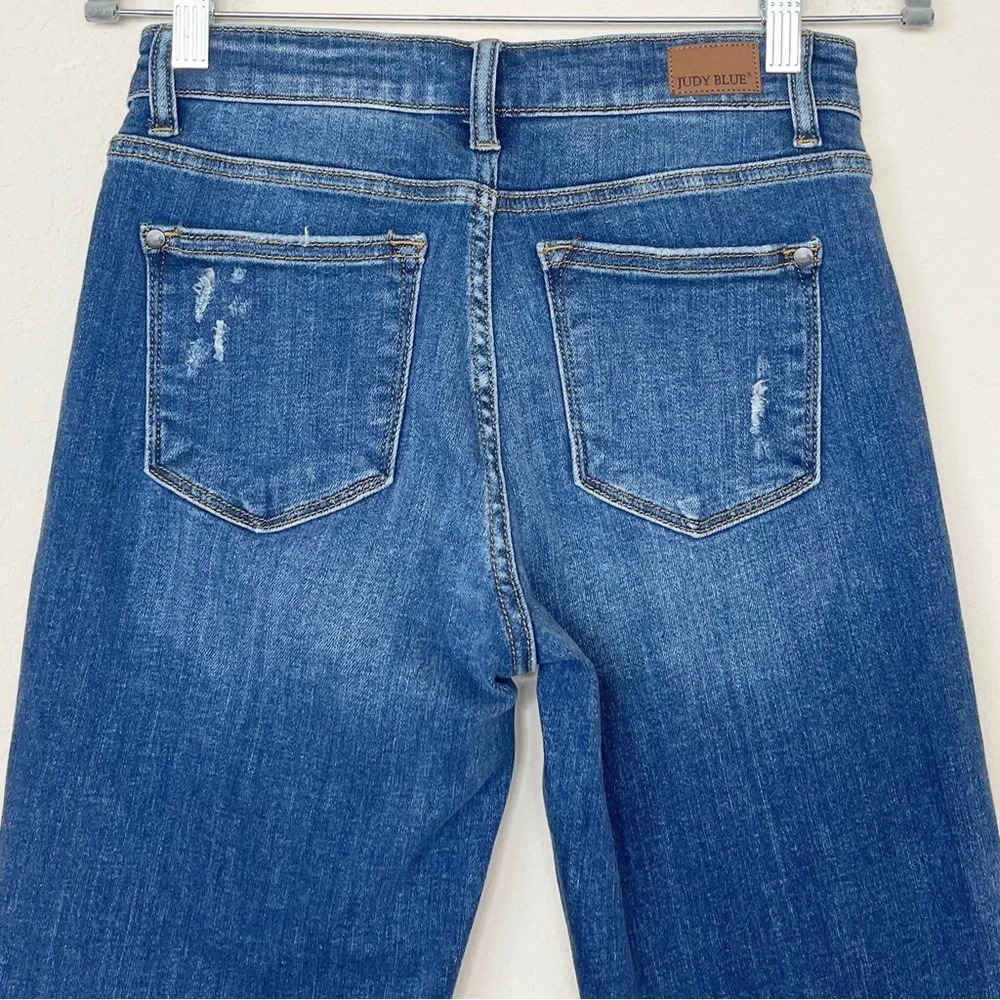 Judy Blue Walk This City Slim Fit Jeans Size 3 / 26 - Picture 7 of 12